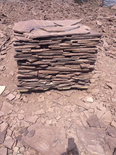 Плитняк лемезит бордовый для цоколя 1,5-2 см купить в Республике Марий Эл