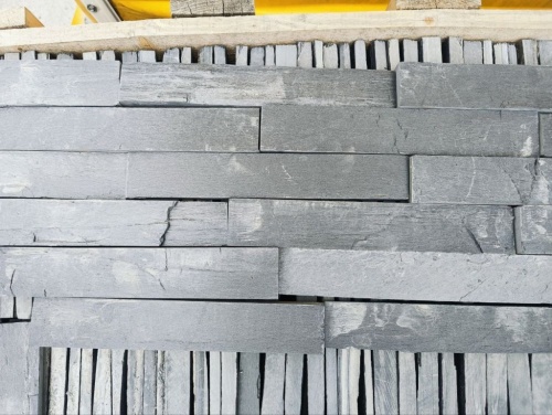 Плитка чёрная из натурального камня фасадная 30 см * 5 см, толщина 7 мм -30 мм купить в Республике Марий Эл