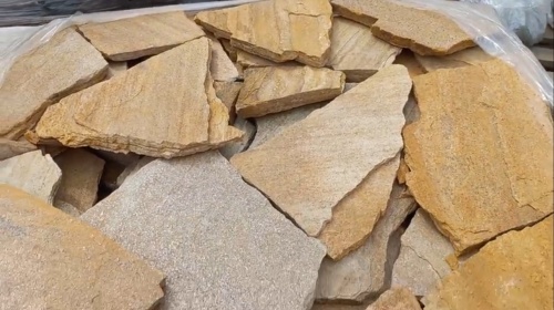 Плитняк златолит жёлтый для цоколя купить в Республике Марий Эл