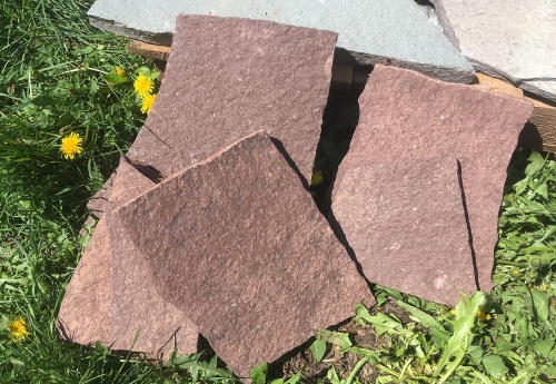 Плитняк лемезит бордовый для цоколя 1,5-2 см купить в Республике Марий Эл