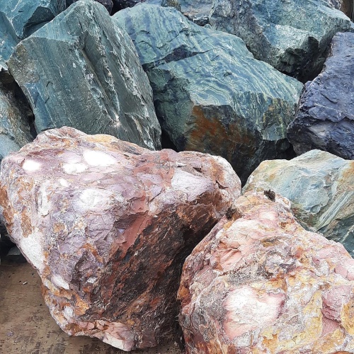 Ландшафтные глыбы красно-фиолетовые 200-1000 килограмм купить в Республике Марий Эл