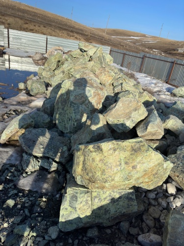 Камни для ландшафтного дизайна зелёные 10-60 килограмм купить в Республике Марий Эл