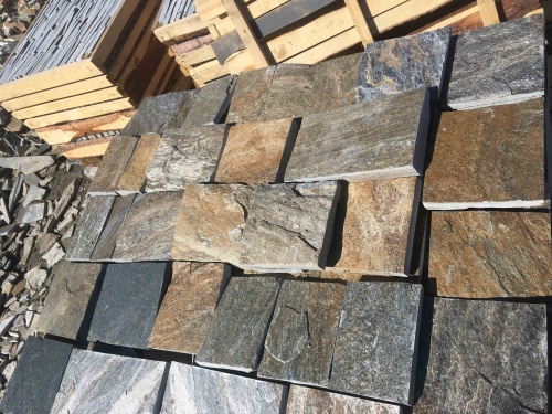 Плитка пилёная златолит Уральский для цоколя, отмостки купить в Республике Марий Эл