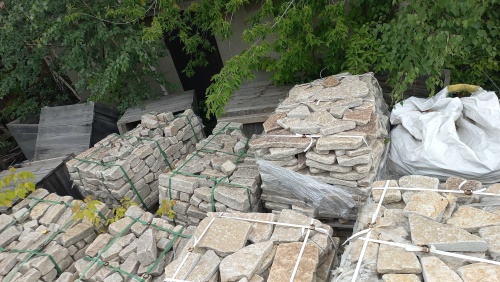 Гранитный плитняк галтованный для мощения купить в Республике Марий Эл