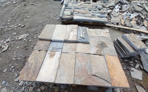 Плитка пилёная златолит Уральский для цоколя, отмостки купить в Республике Марий Эл