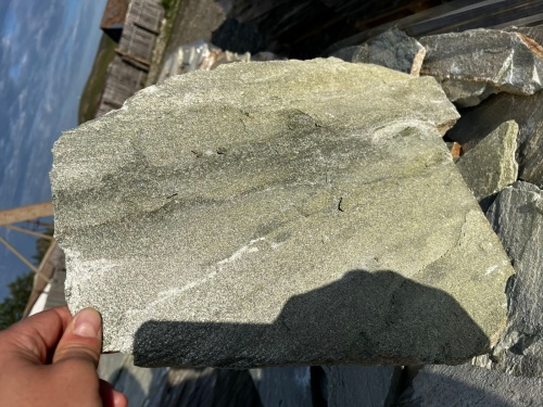 Плитняк златолит зелёный для цоколя, отмостки купить в Республике Марий Эл