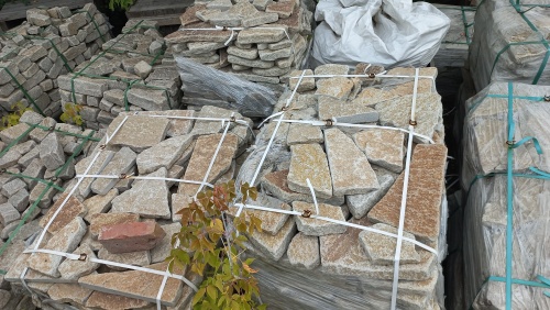 Гранитный плитняк галтованный для парковки купить в Республике Марий Эл