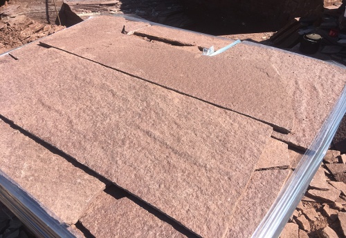 Плитняк лемезит бордовый для облицовки цоколя 20-25 мм  купить в Республике Марий Эл