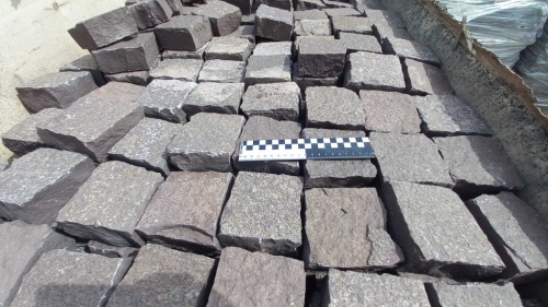Лемезит колотая брусчатка 10 * 10 см. для парковки купить в Республике Марий Эл